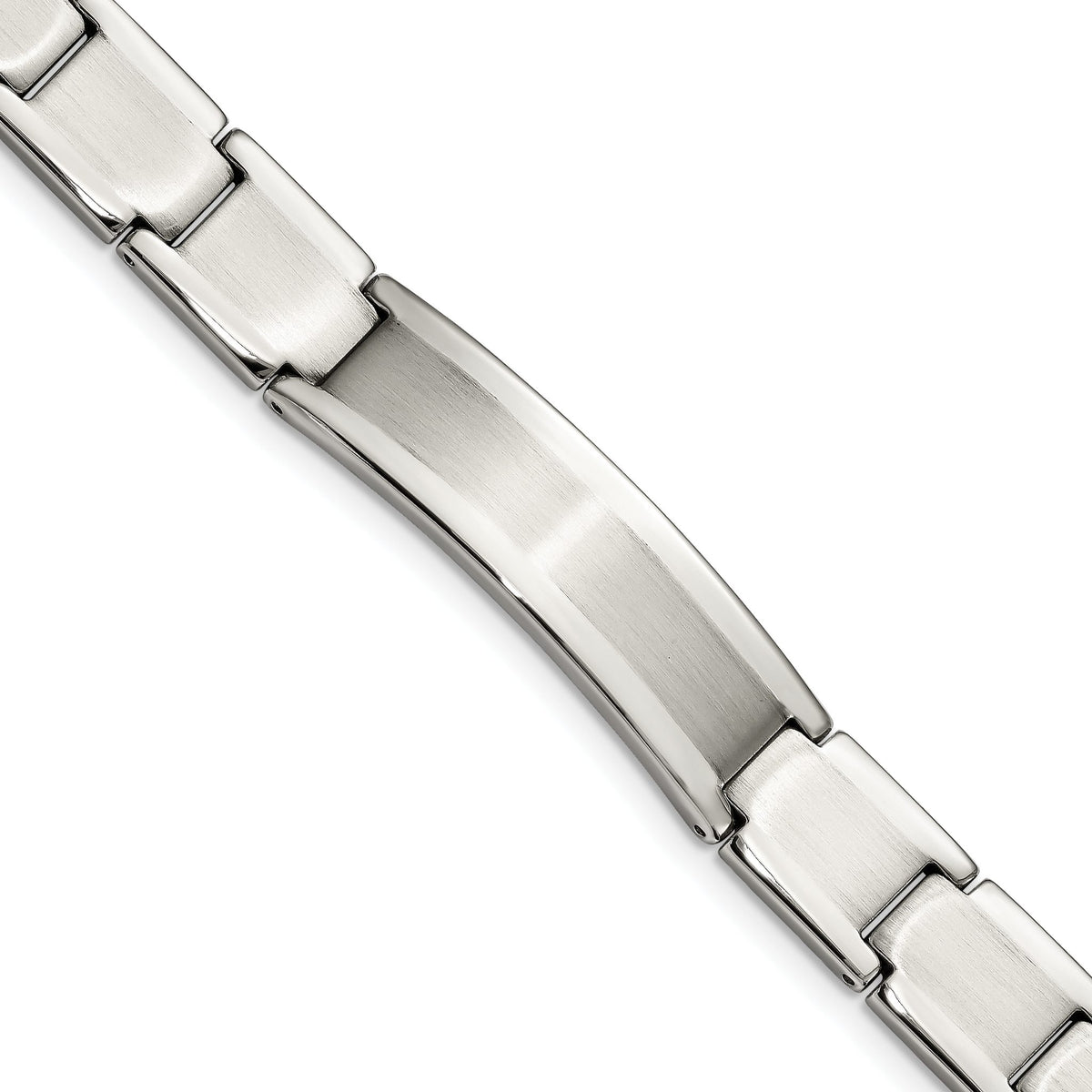 Men's ID Bracelet in Stainless Steel, 11.5mm, 8.2 Inch - Sophia Jewelers Main image