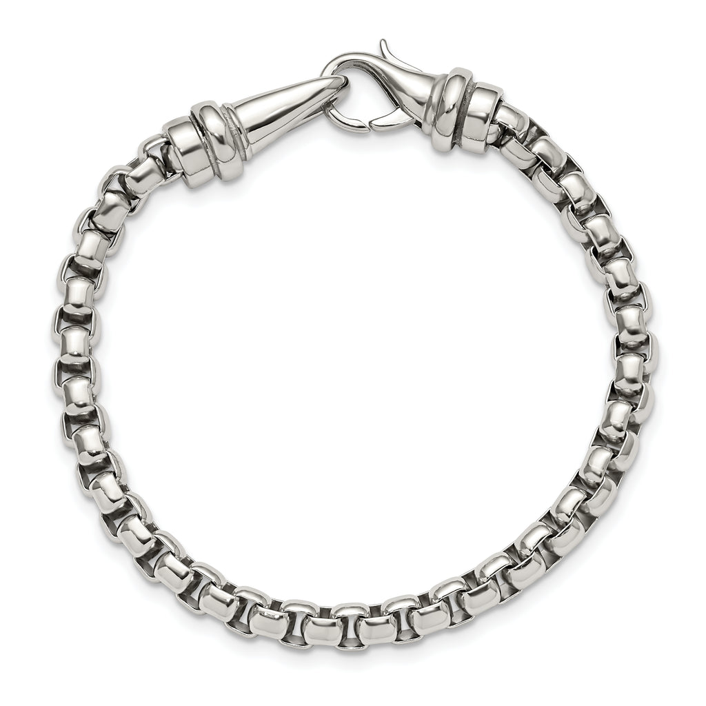 Stainless Steel Polished Bracelet for Men
