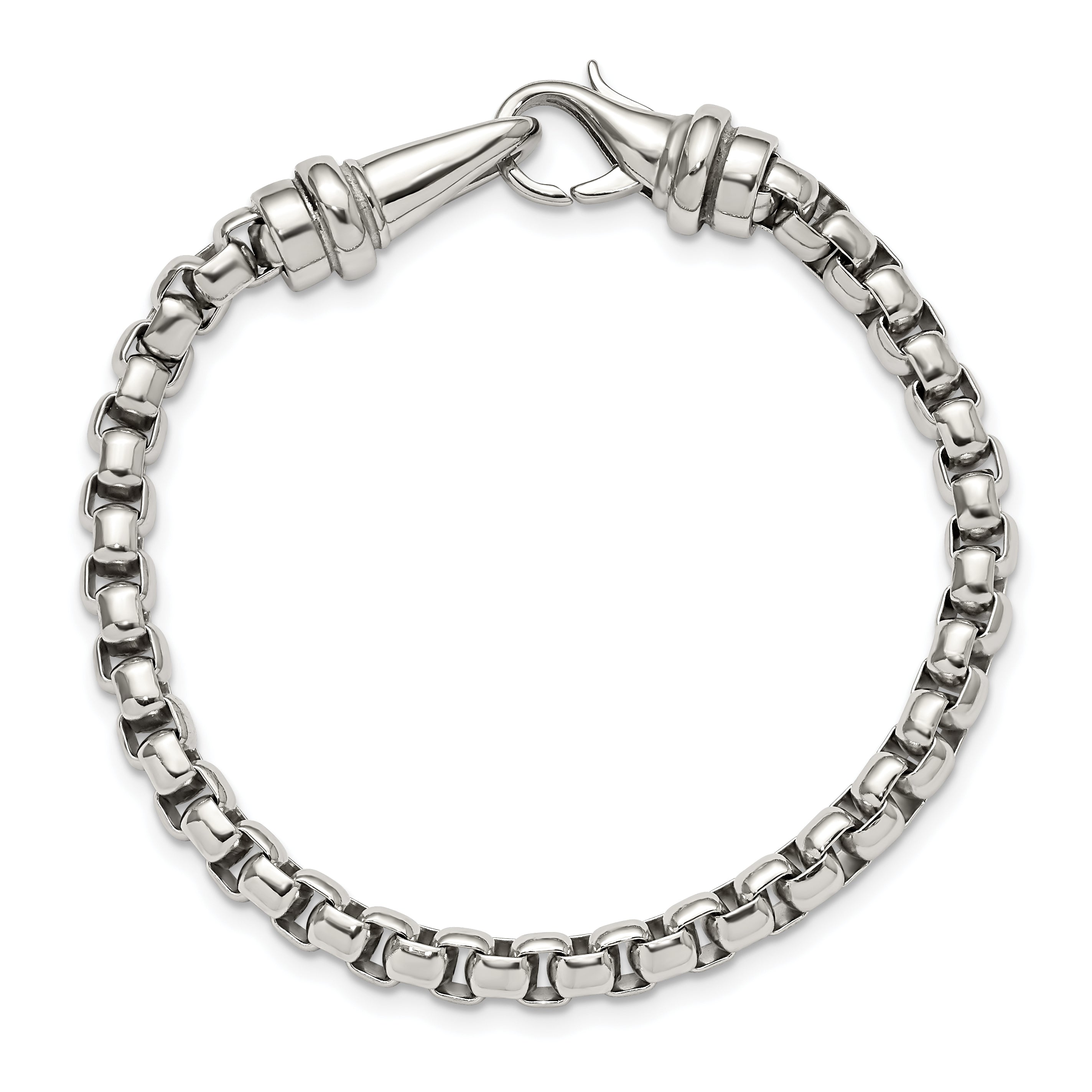 Stainless Steel Polished Bracelet for Men