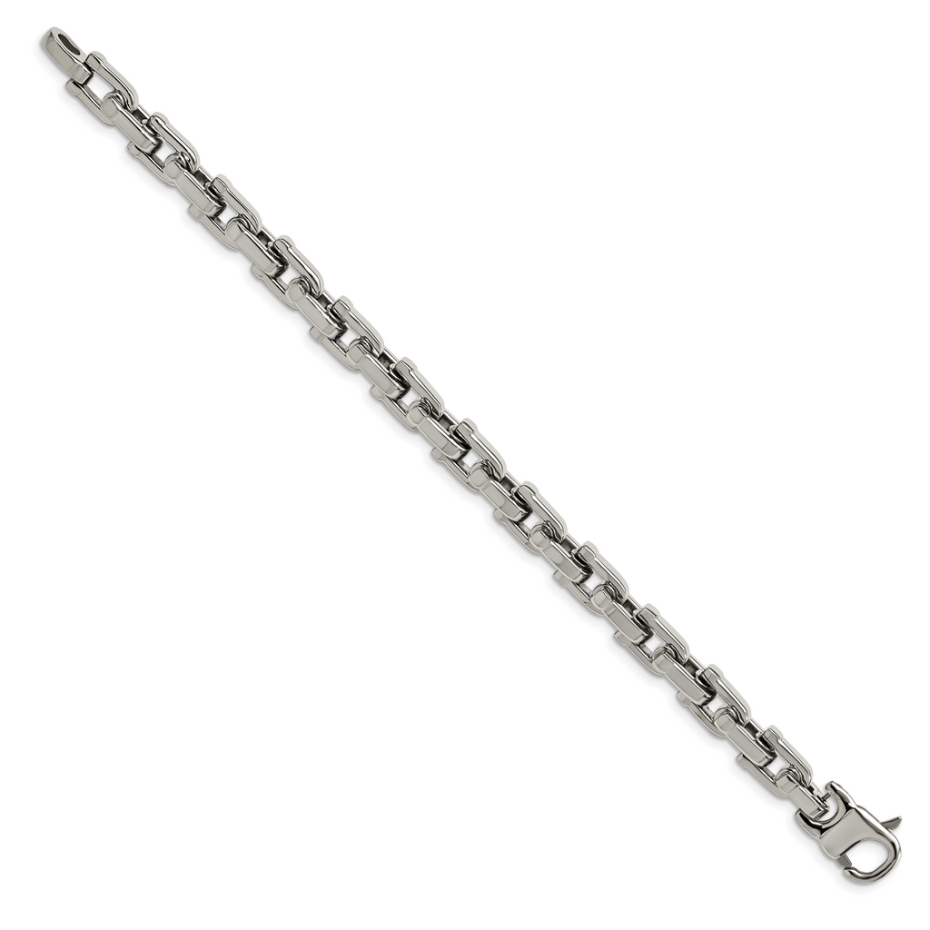 Stainless Steel Polished Bracelet for Men