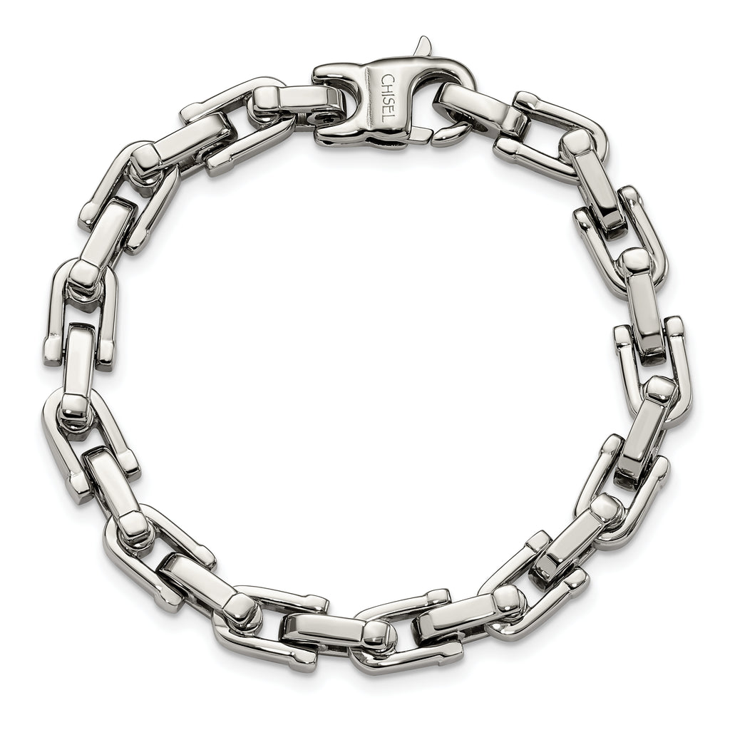 Stainless Steel Polished Bracelet for Men