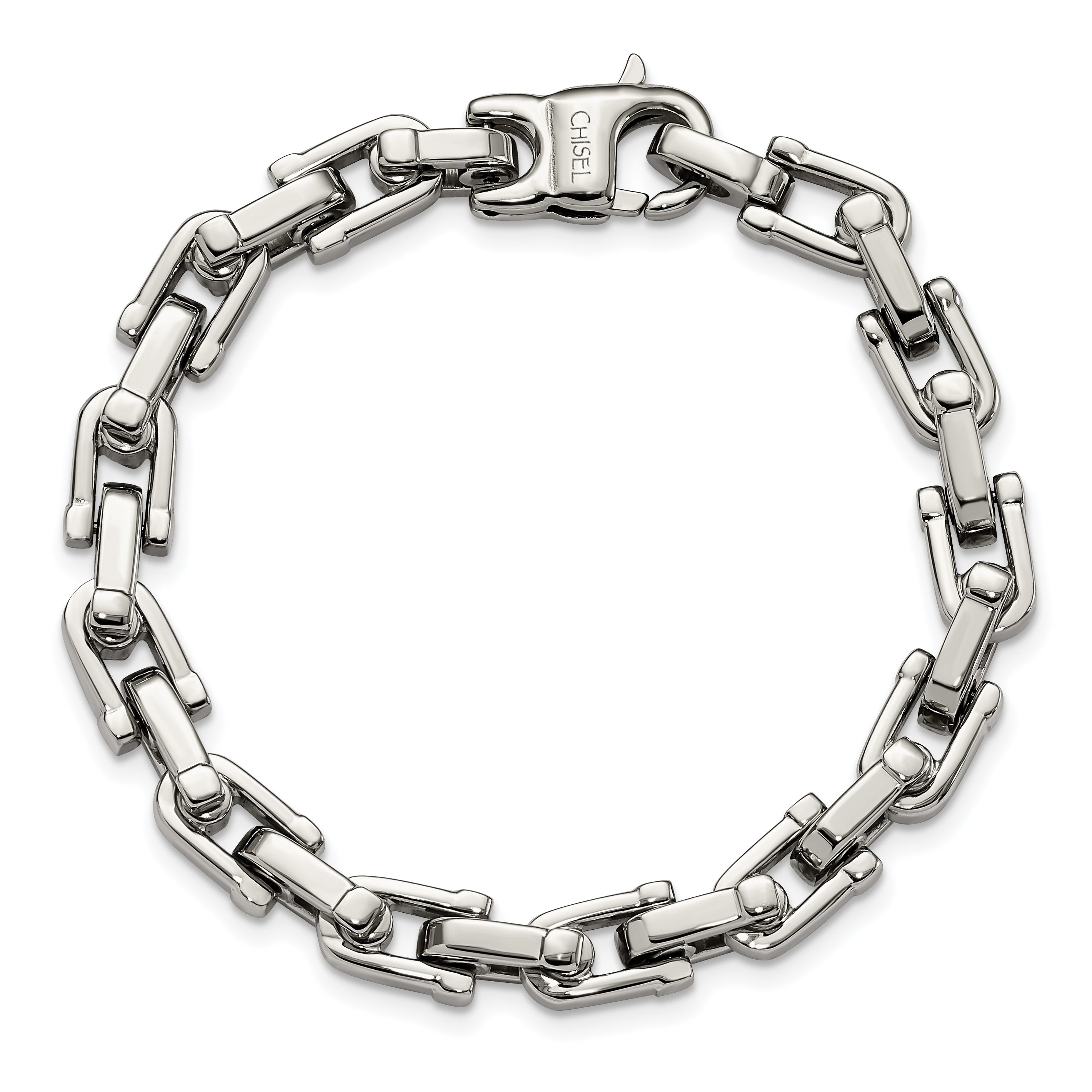 Stainless Steel Polished Bracelet for Men