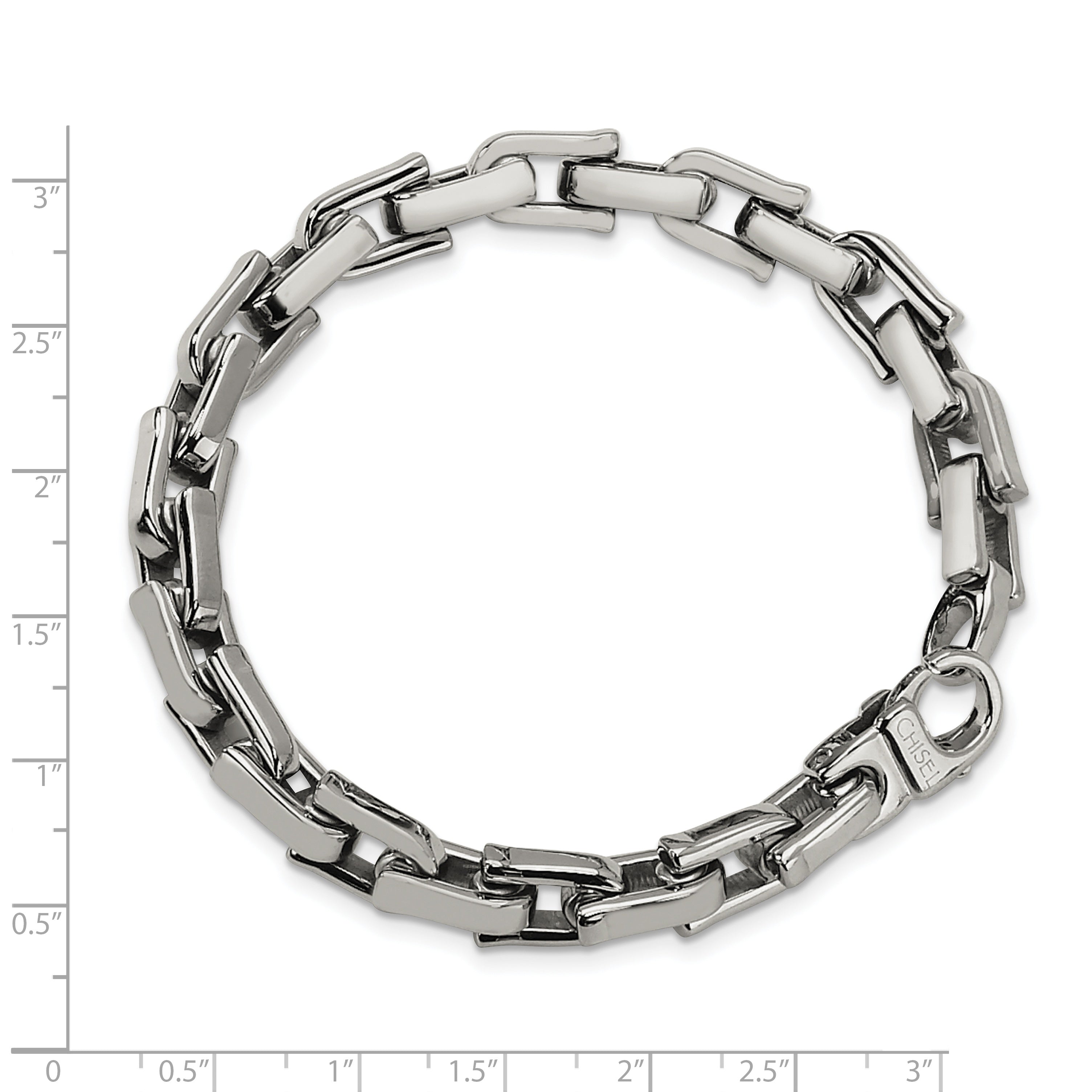 Stainless Steel Polished Bracelet for Men