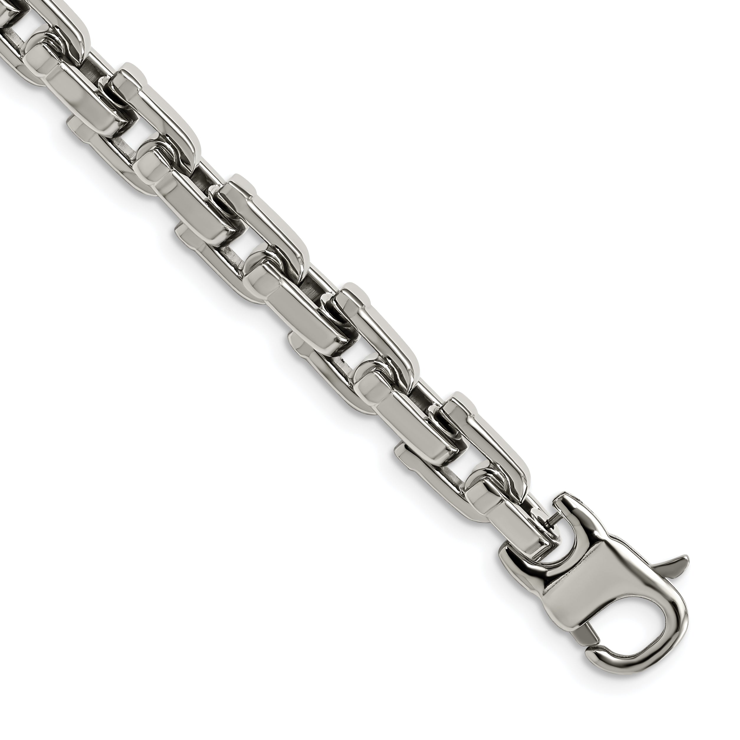 Stainless Steel Polished Bracelet for Men