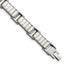 Stainless Steel Polished and Textured Bracelet for Men