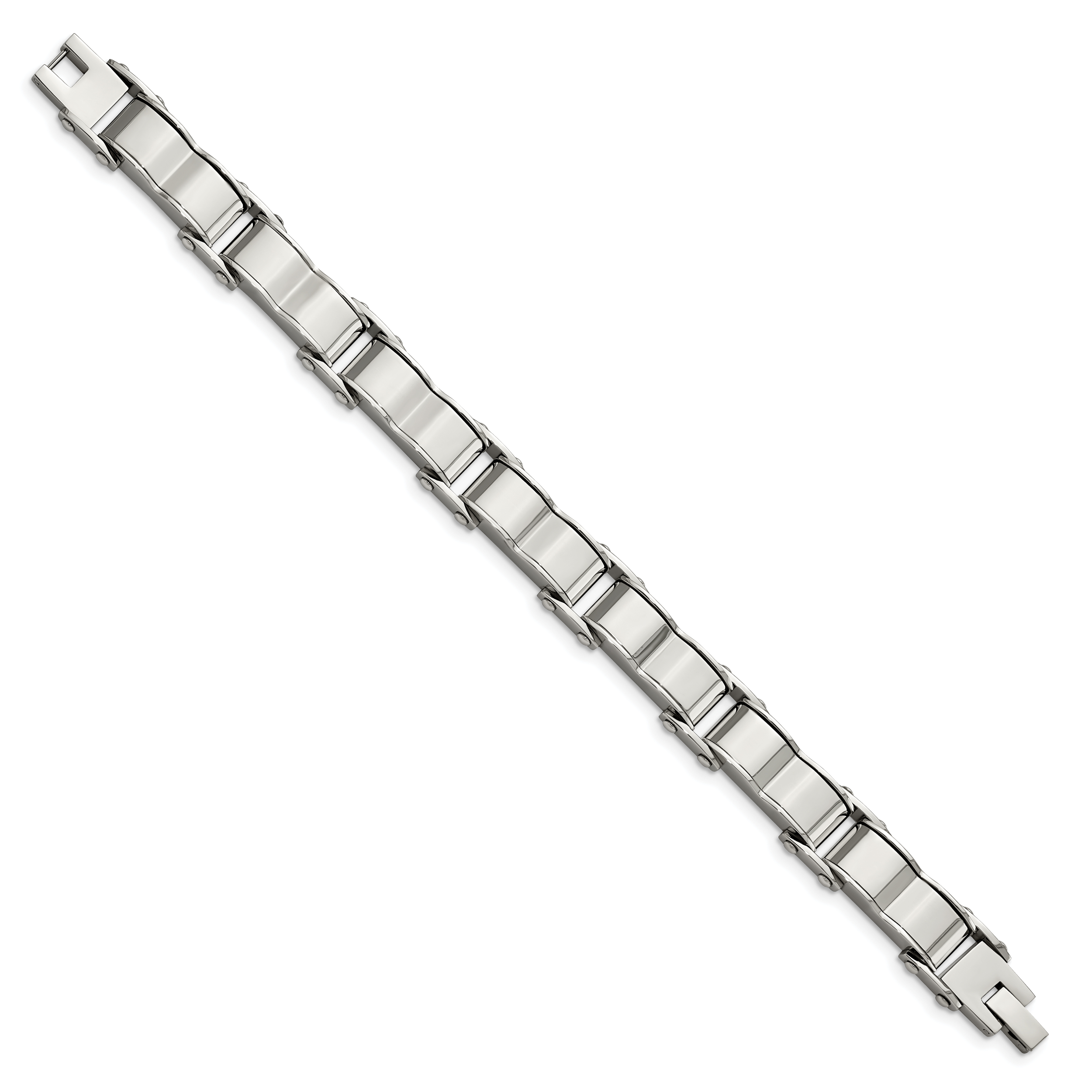 Stainless Steel Brushed and Polished Bracelet for Men Secondary image