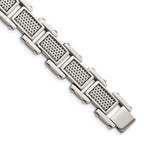 Stainless Steel Brushed and Polished Bracelet for Men