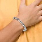 Stainless Steel Brushed and Polished Bracelet for Men