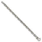 Stainless Steel Brushed and Polished Bracelet for Men