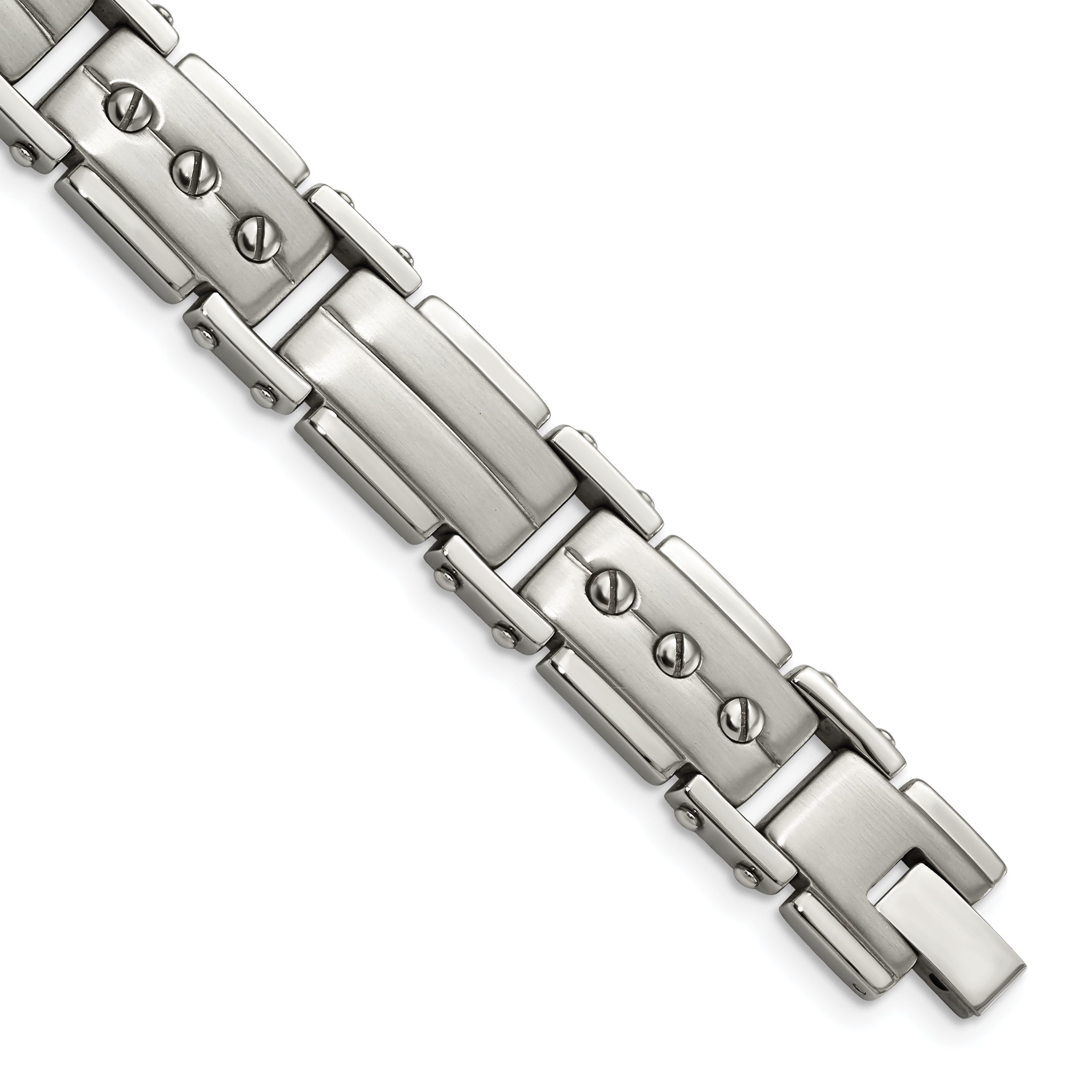 Stainless Steel Brushed and Polished Bracelet for Men Main image