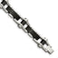 Stainless Steel Polished Black IP-plated Bracelet for Men