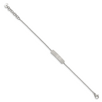 Stainless Steel Polished with ext. ID Bracelet for Women