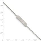 Stainless Steel Polished with ext. ID Bracelet for Women