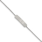 Stainless Steel Polished with ext. ID Bracelet for Women