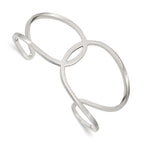 Stainless Steel Polished Cuff Bangle Bracelet for Women