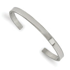 Stainless Steel Polished 5mm Cuff Bangle Bracelet