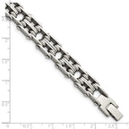 Stainless Steel Polished Link Bracelet for Men
