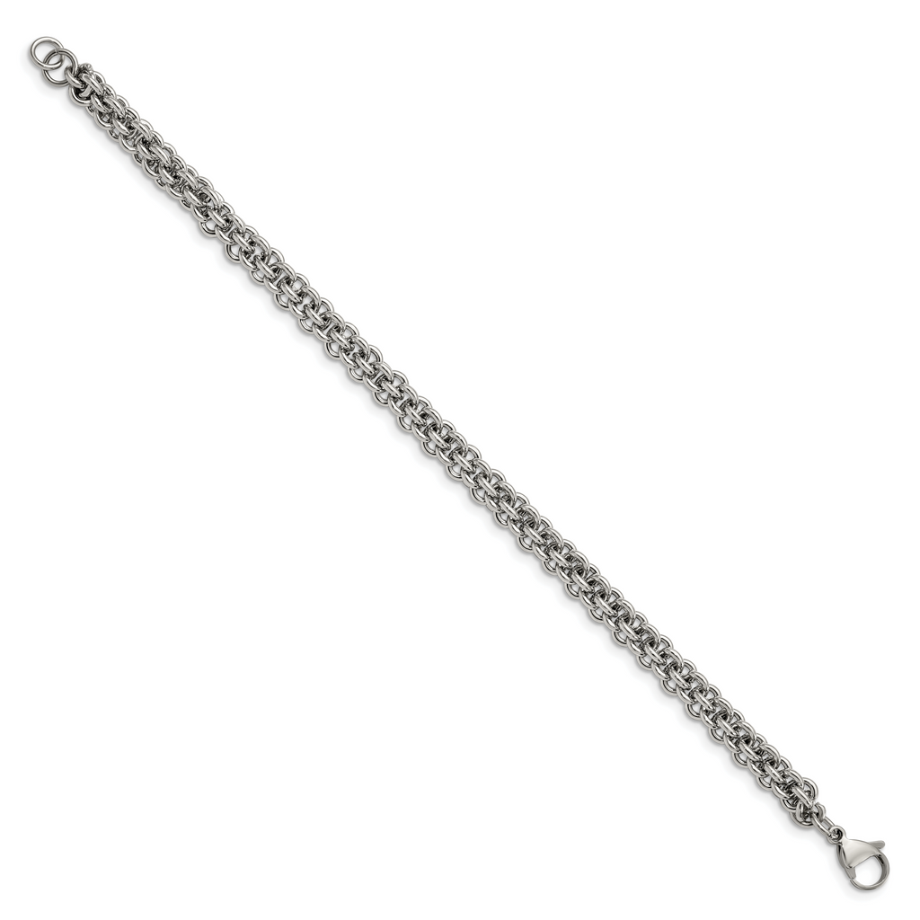 Stainless Steel Polished Bracelet for Men