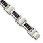 Stainless Steel Polished Black IP-plated Bracelet for Men