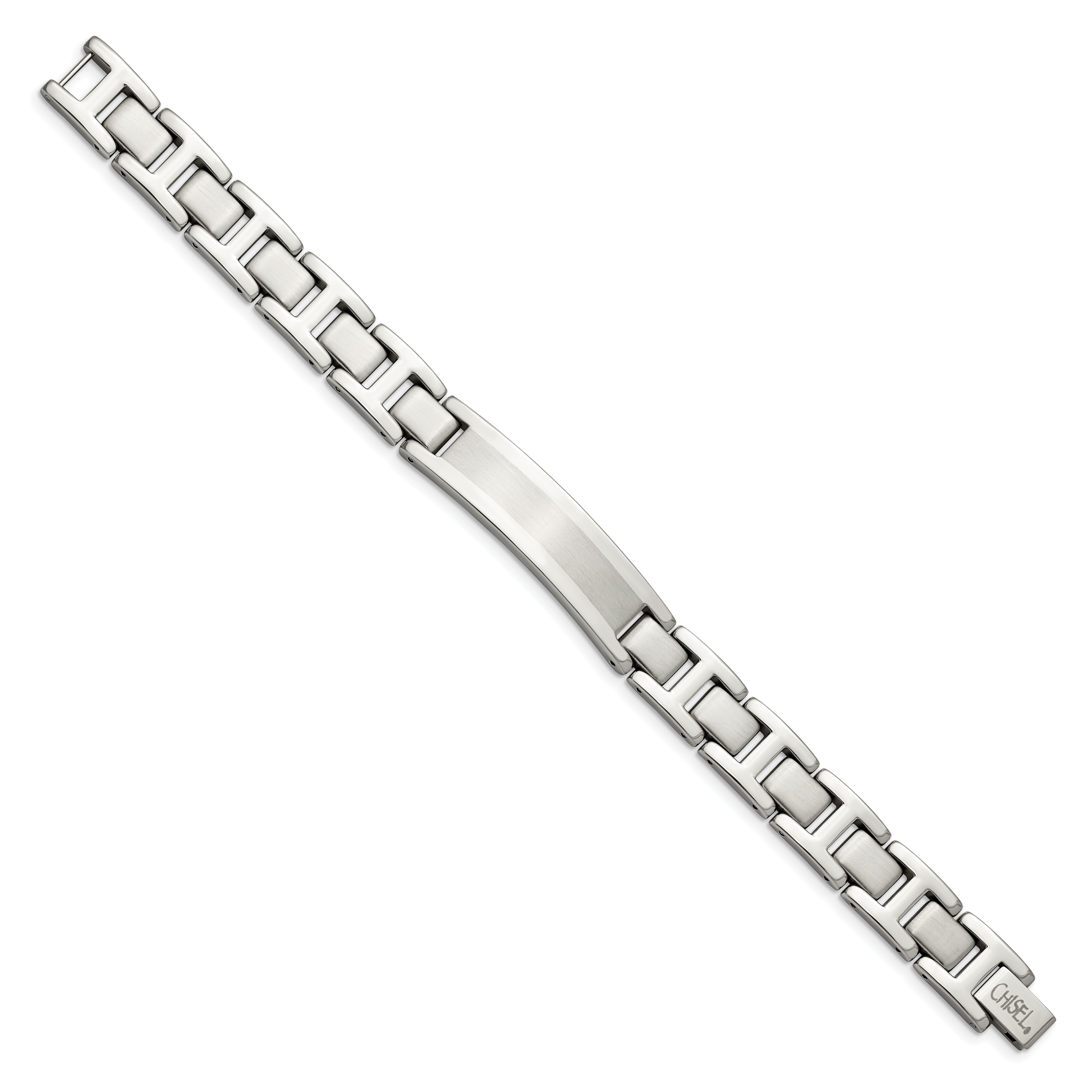 Stainless Steel Brushed and Polished ID Bracelet for Men Secondary image