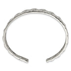 Stainless Steel Polished Weave Design Bangle Bracelet for Women