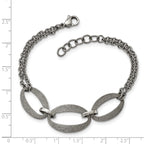 Stainless Steel Polished Laser Cut with . ext. Bracelet for Women