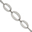 Stainless Steel Polished Laser Cut with . ext. Bracelet for Women