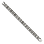 Stainless Steel Polished Link Bracelet for Men