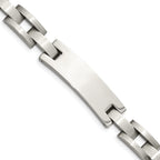 Stainless Steel Brushed and Polished ID Bracelet for Men