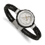 CZ Leather Bracelet in Yellow IP-Plated Stainless Steel, 8mm, 8.2 in - Sophia Jewelers