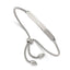 Stainless Steel Polished Adjustable ID Bracelet for Women