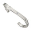 Stainless Steel Polished with Crystals 6mm Cuff Bangle Bracelet for Women