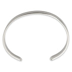 Stainless Steel Polished 9mm Cuff Bangle Bracelet for Men