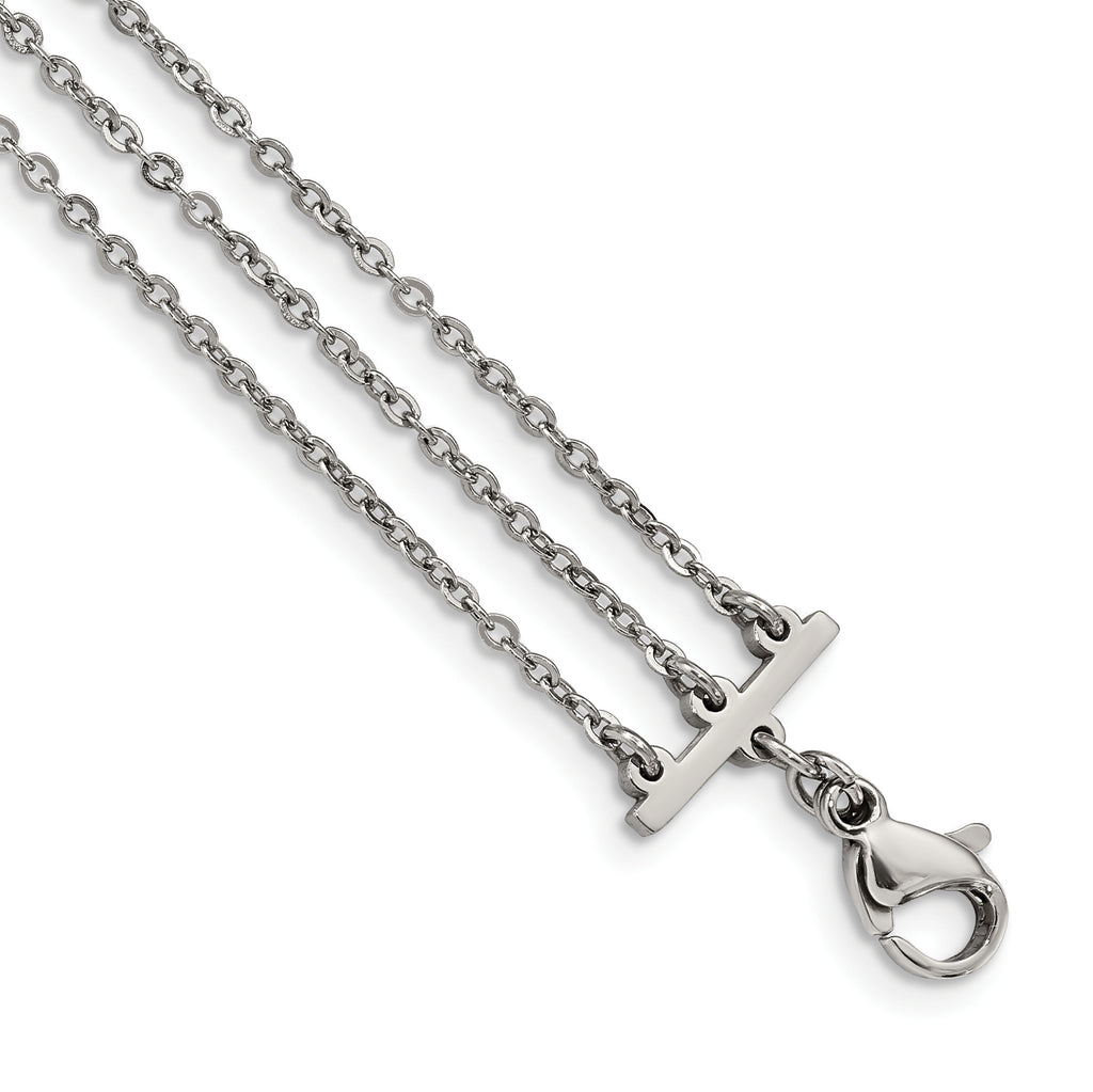 Stainless Steel Polished Enameled Family Tree with ext. Bracelet for Women