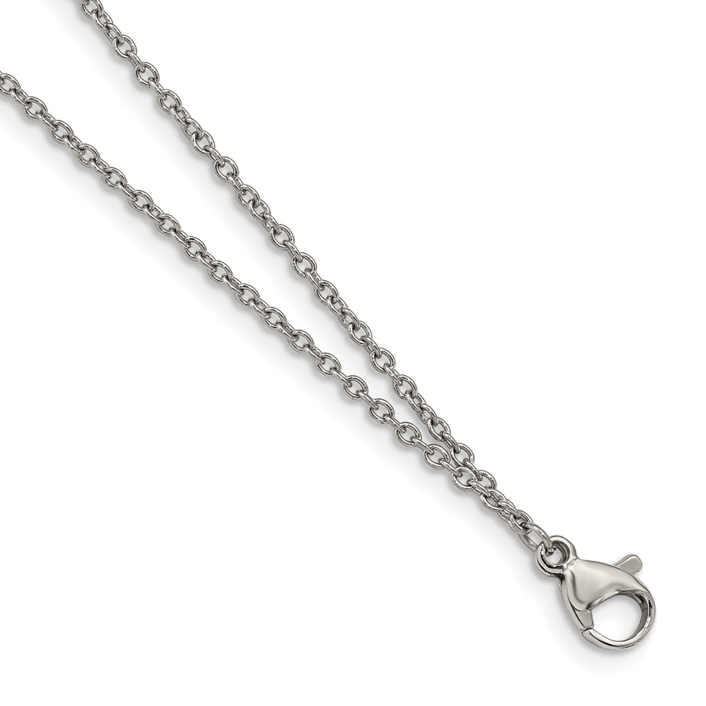 Stainless Steel Polished with Reconstructed Howlite with ext. Bracelet for Women