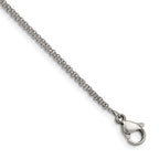 Infinity Symbol CZ Bracelet in Stainless Steel, 8.4mm x 6.2" - Sophia Jewelers