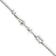 Stainless Steel Polished Faith with ext. Bracelet for Women