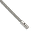 Stainless Steel Brushed and Polished Wire Bracelet