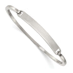 Stainless Steel Polished 2mm ID Bangle Bracelet