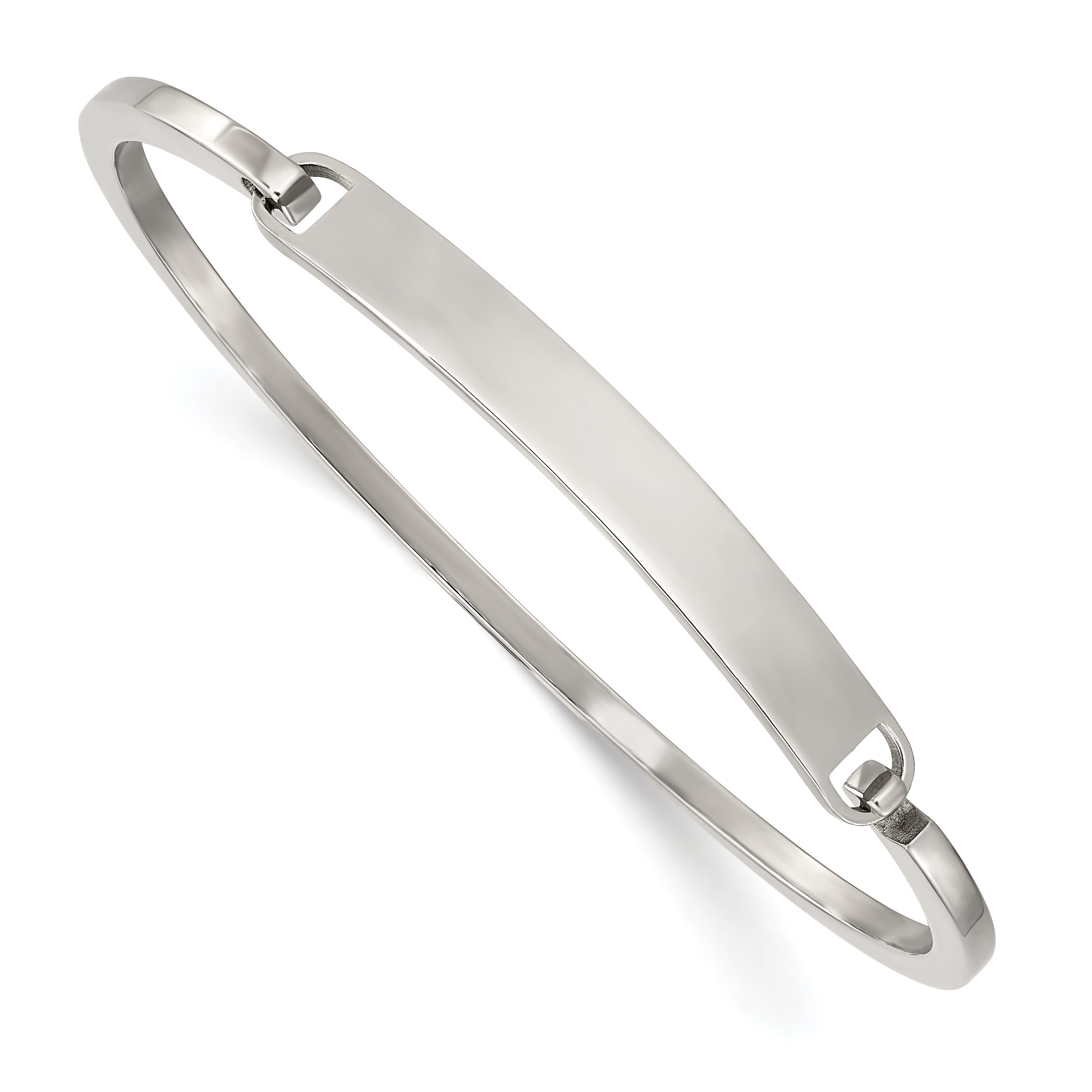 Stainless Steel Polished 2mm ID Bangle Bracelet