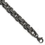 Stainless Steel Antiqued White Bronze Plated 8.5mm Bracelet for Men