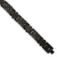 Stainless Steel Antiqued and Brushed Black IP-plated Link Bracelet for Men