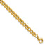 Chisel Stainless Steel Polished Yellow IP-plated 5mm 8.5in  Curb Chain Bracelet
