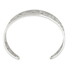 Stainless Steel Polished Fancy Cuff Bracelet for Women