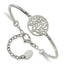Chisel Stainless Steel Polished Tree with extension Bangle Bracelet for Women - Sophia Jewelers