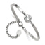Crystal Bangle Bracelet in Stainless Steel, 3mm, 6.5 in - Sophia Jewelers