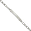 Chisel Stainless Steel Polished Paperclip Link Chain 6.5 inch with 1.25 inch ID Bracelet