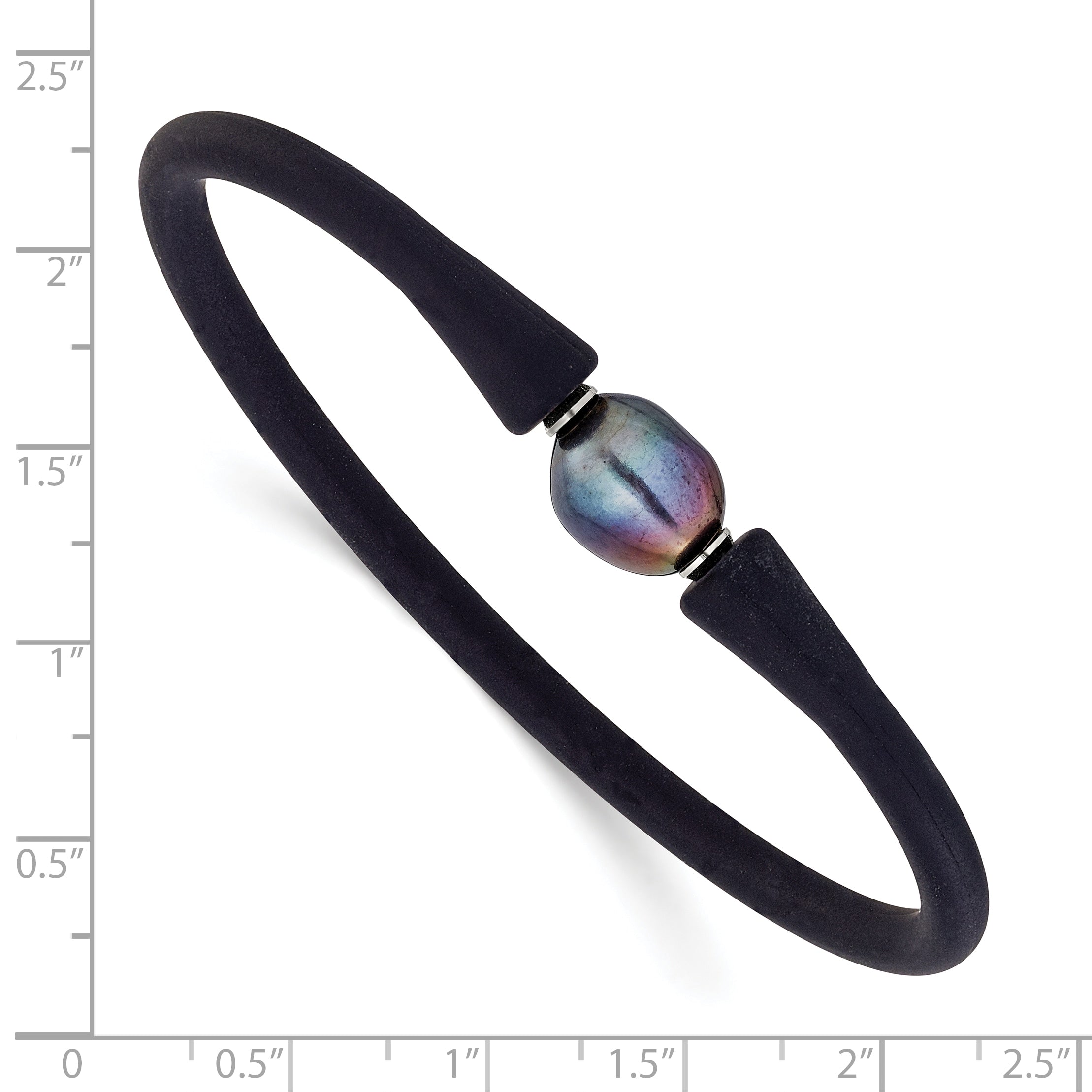 Stainless Steel Polished Bracelet, 7.5 in