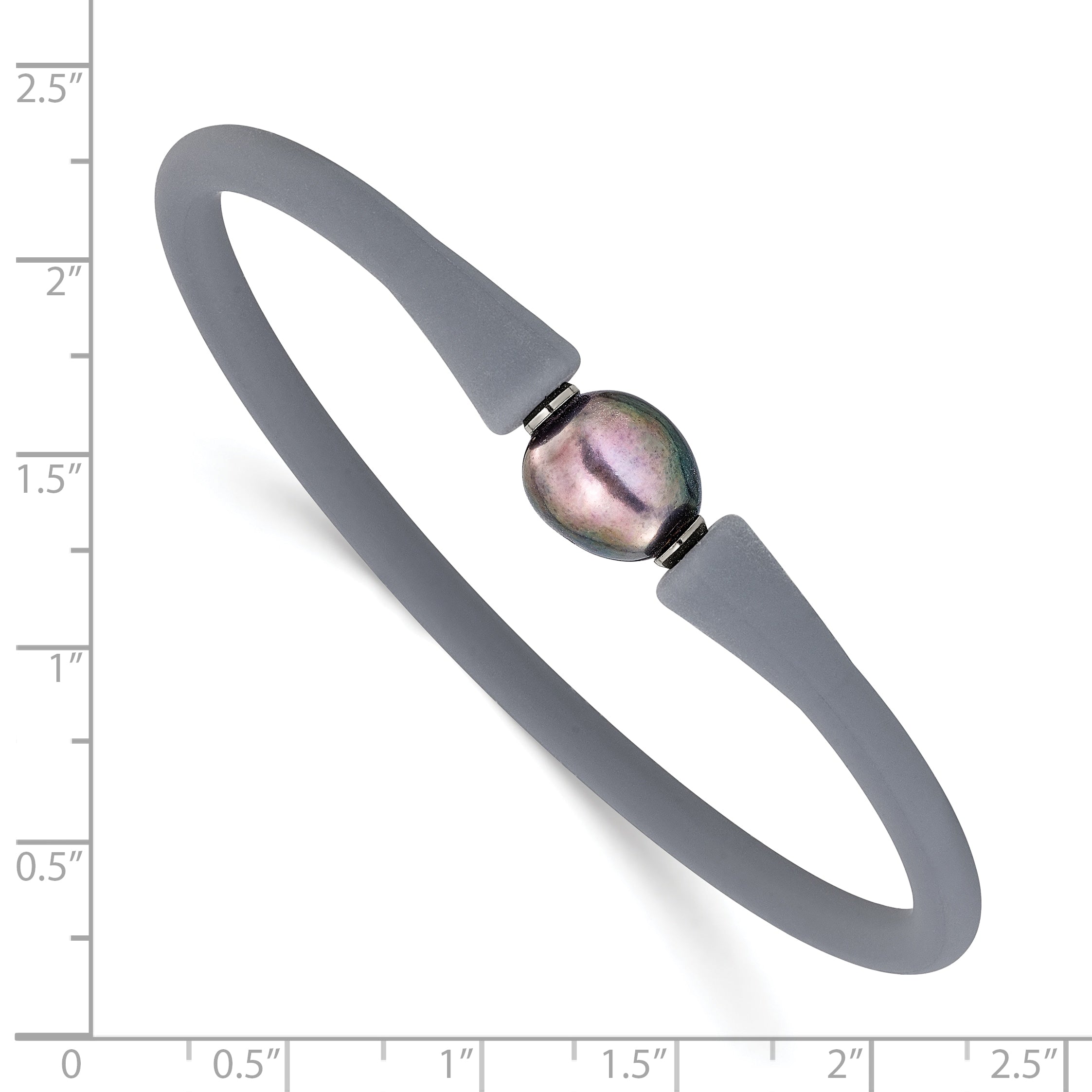 Stainless Steel Polished Bracelet, 7.5 in