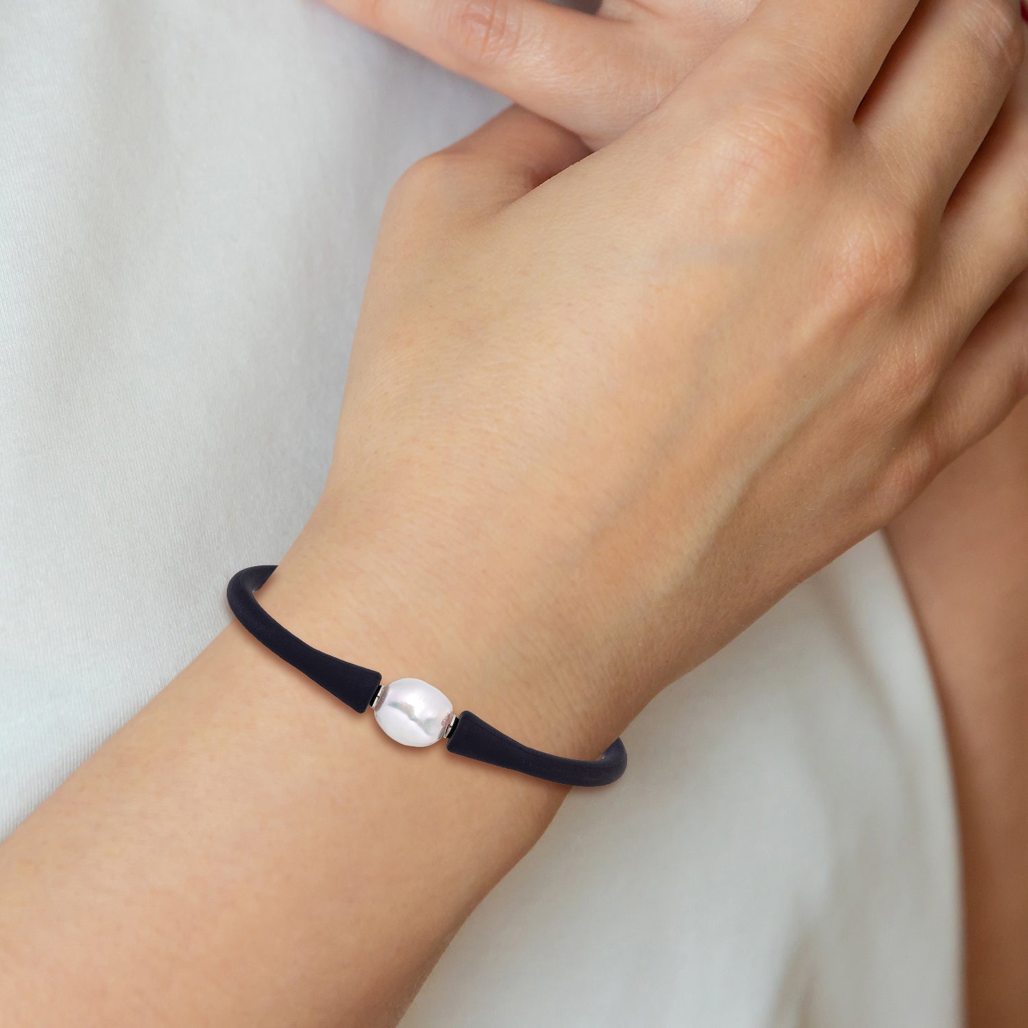 Stainless Steel Polished Bracelet, 7.5 in